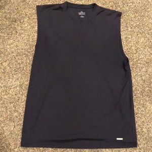 Men’s sleeveless tank workout jersey tee sz large